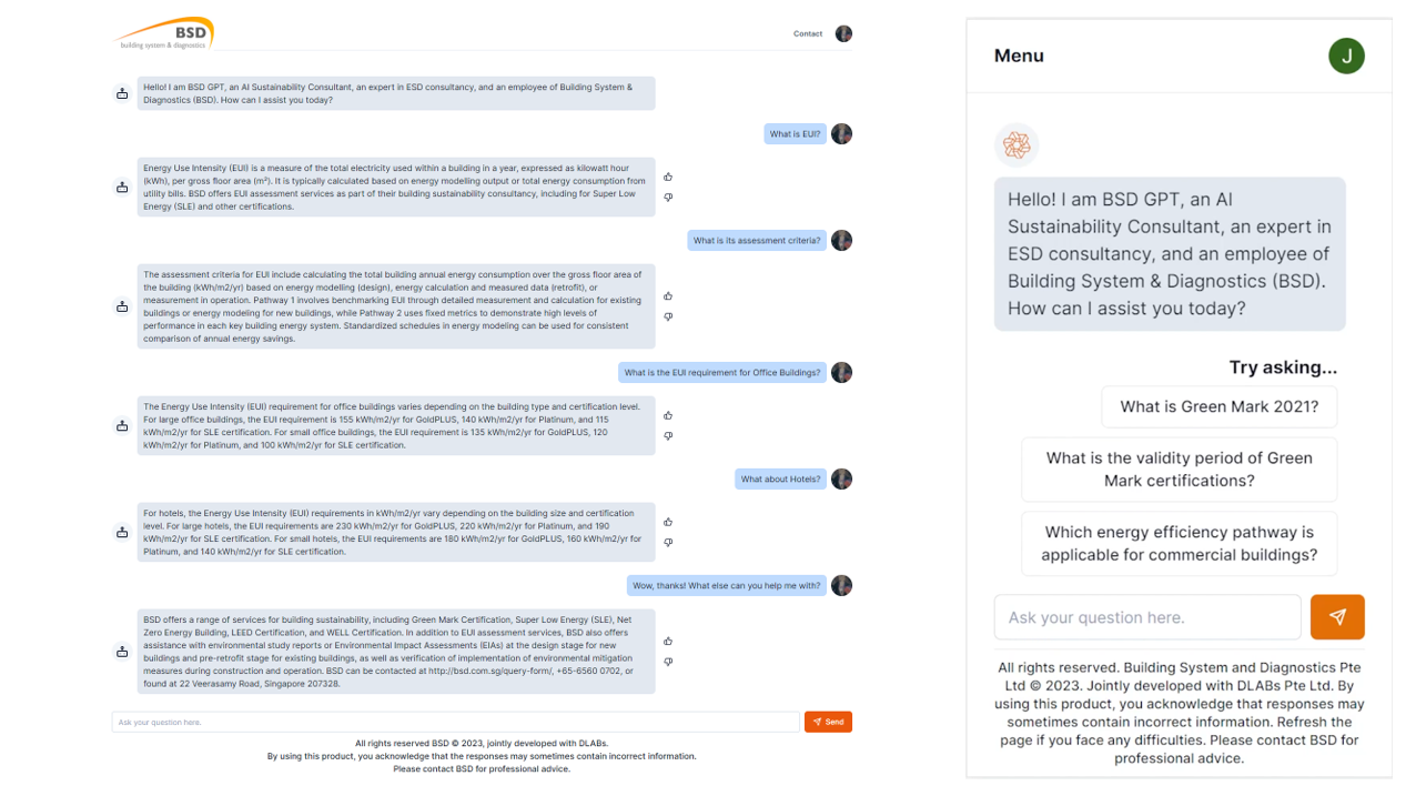 AI Sustainability Chatbot